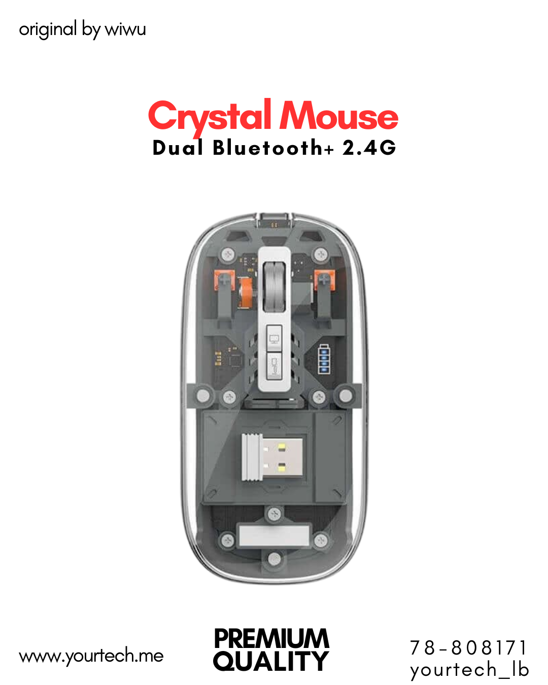Wiwu Crystal mouse wm105