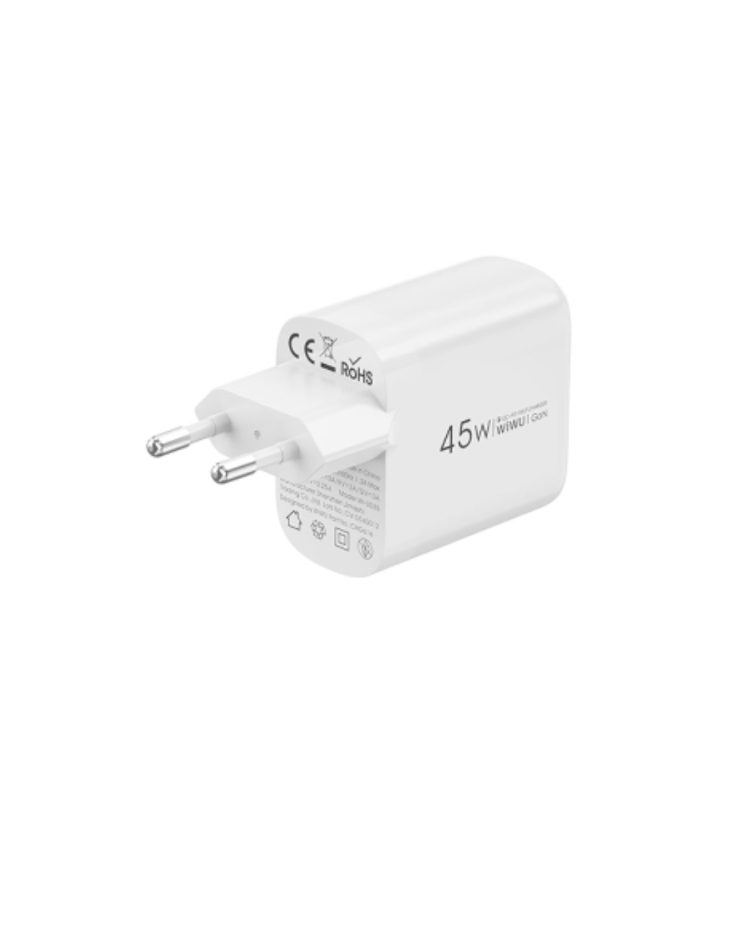 Wiwu Wi-U035 Gan Tech PD Fast Charging QC 3.0 charging title 45W