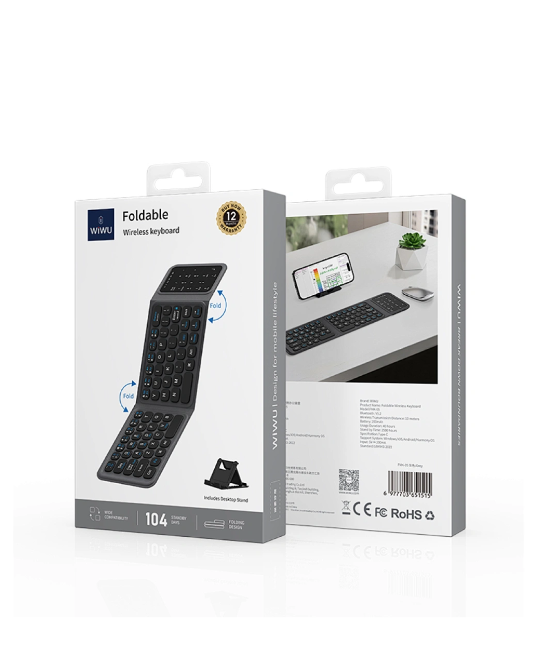 Wiwu foldable keyboard fmk-05