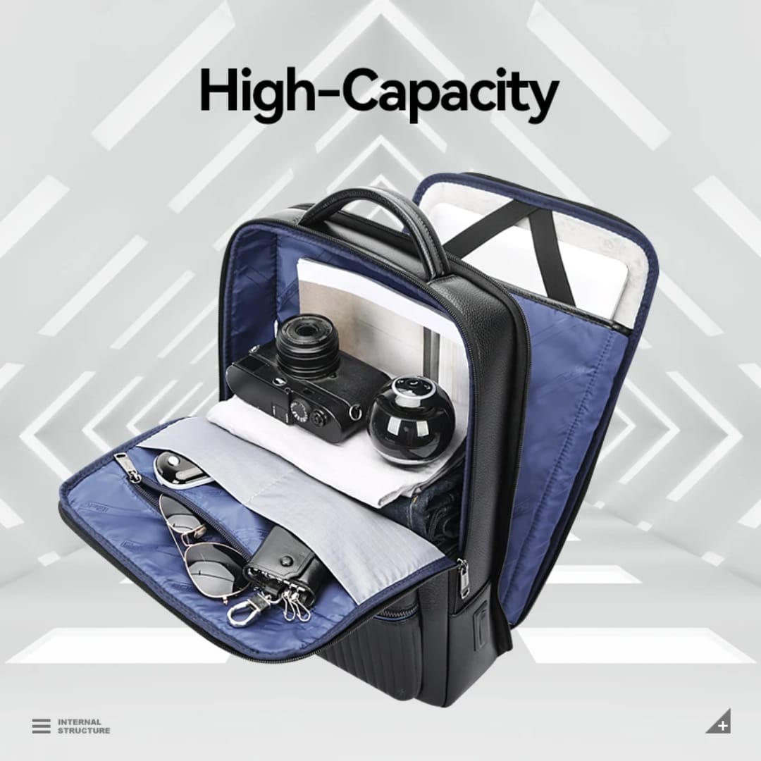 Bopai luxury cowhide backpack 61.81