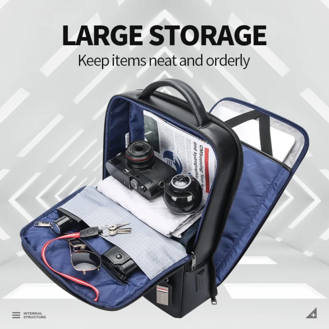 Bopai luxury cowhide backpack 61.01