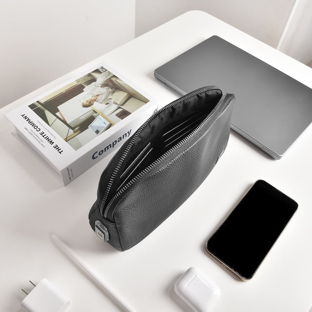 Alpha fingerprint hand pouch