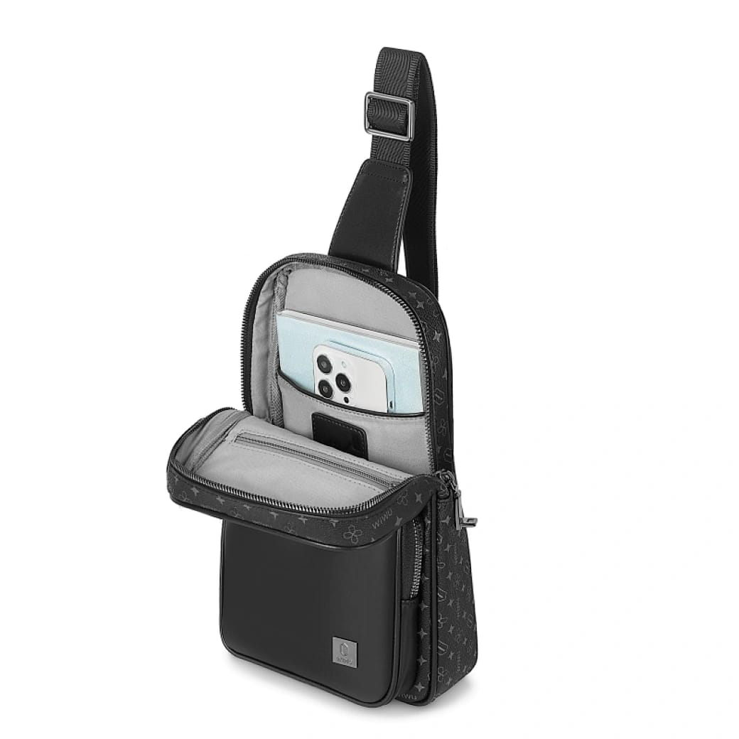 Master fingerprint crossbody bag